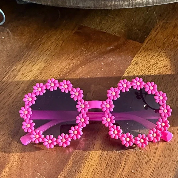 Pink Floral Sunglasses