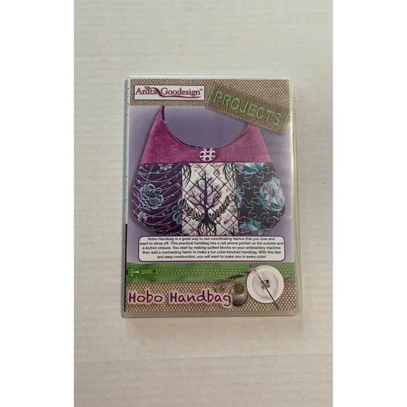Anita Goodesign Projects Hobo Handbag CD