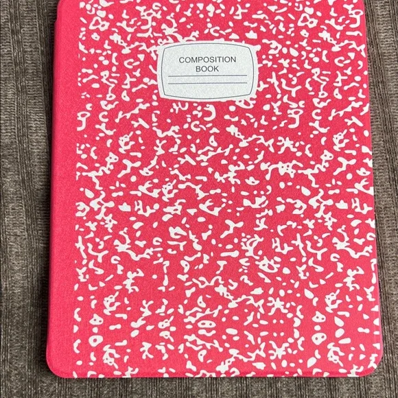 4th/5th gen iPad cover Red and White Composition Book