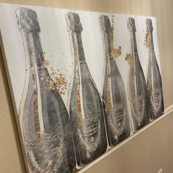 Glitter Galore!! Stunning Z Gallerie Canvas. Oliver Gal 30