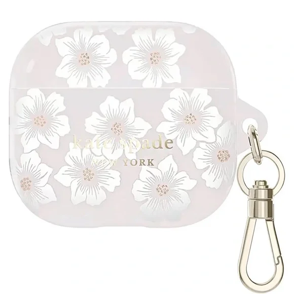 Kate Spade AirPods case with keychain rring for AirPods 3rd generation