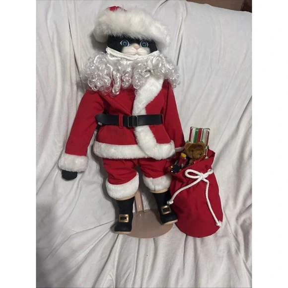 Betty Jane Carter Cat Doll By Bette Ball-Mr.Santa Claws-18