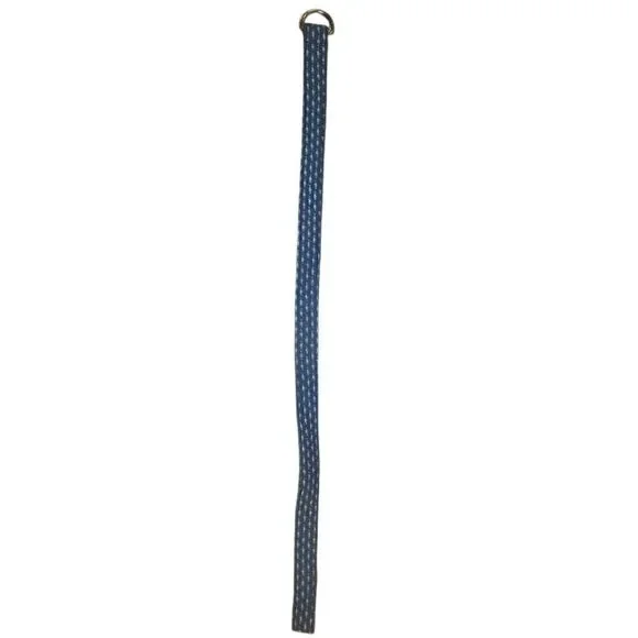 Vineyard Vines Cotton D-ring belt Webbing under iconic Whale Pattern