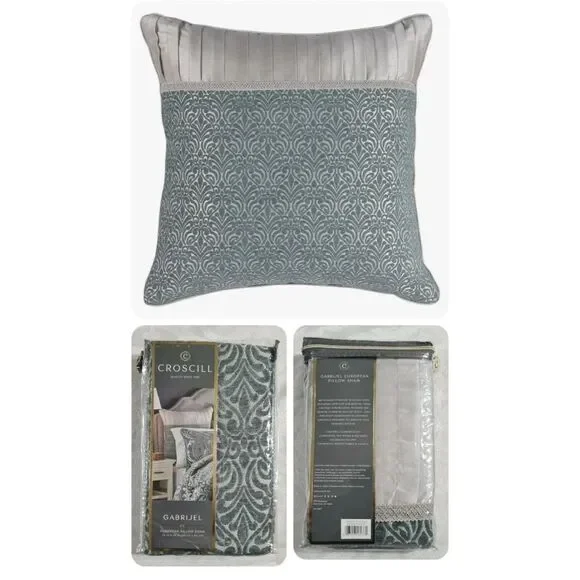 Croscill Gabrijel European Pillow Sham‎ New in Packaging!