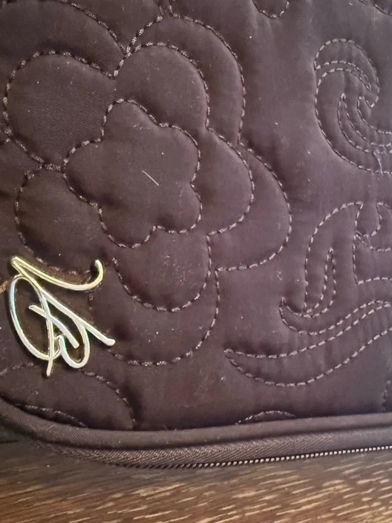 Vera Bradley Black Quilted Laptop Cover Case
