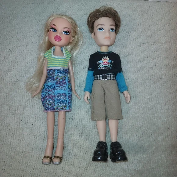 MGA Bratz Set of 2: 2003 Boyz Prince Iden and 2001 Cloe