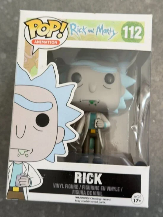Funko POP! Animation Rick Sanchez #112 – Rick and Morty Vinyl Figure (In Box)