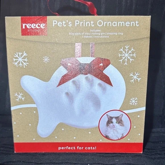 Cat Paw Print Fish Ornament By Reece Studio~NEW!