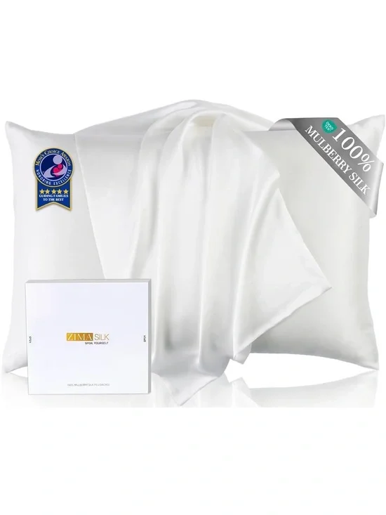 ZIMA SILK Queen Pillowcase 100% Mulberry Silk New Luxury Bedding