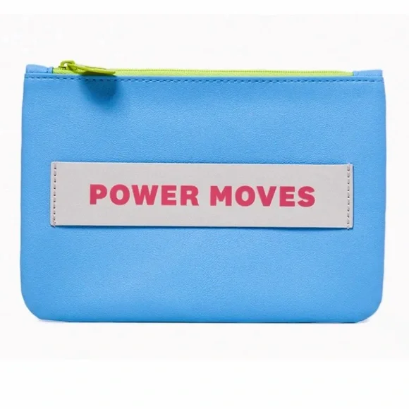 Ipsy Blue Intention ‘Power Moves’ Glam Cosmetic Bag