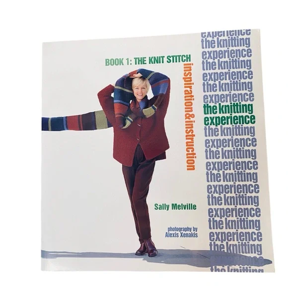 “The Knitting Experience” Book 1 By Sally Melville Softcover Patterns