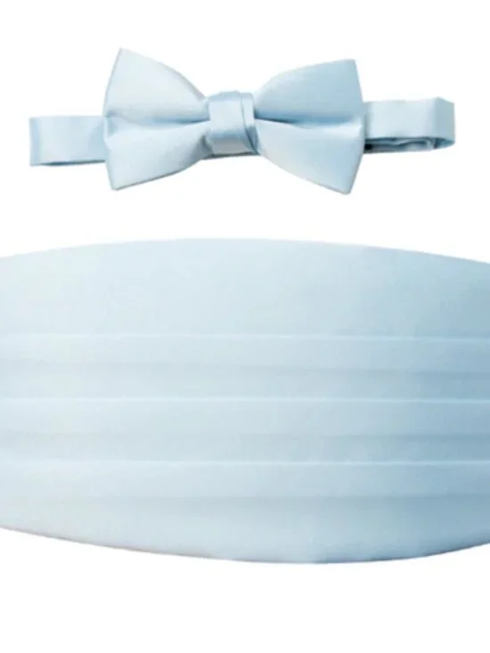 Bow Tie and Cummerbund Set - Boys 4-7 - NWT - Perriwinkle Blue