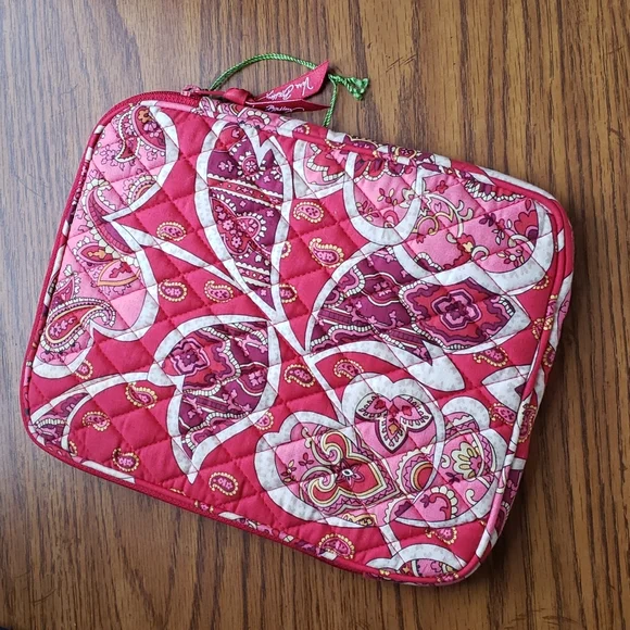 Vera Bradley Rosy Posies paisley tablet case sleeve organizer