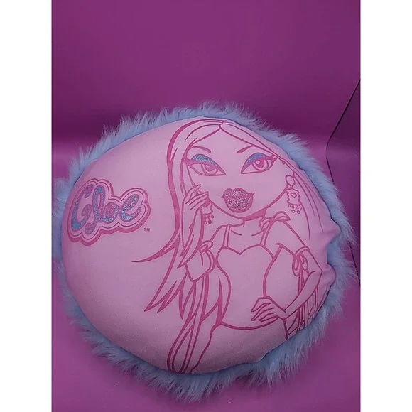 Bratz Cloe MGA Home Decor Pillow Room‎ Pink Round