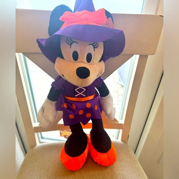 Disney Halloween Minnie Witch Medium Plush