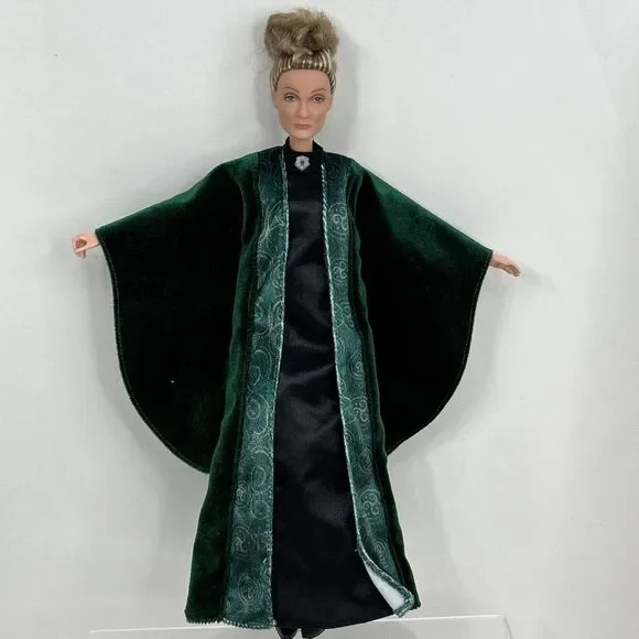 Harry Potter Minerva McGonagall Doll Jointed Gown Boots Barbie Mattel 2018