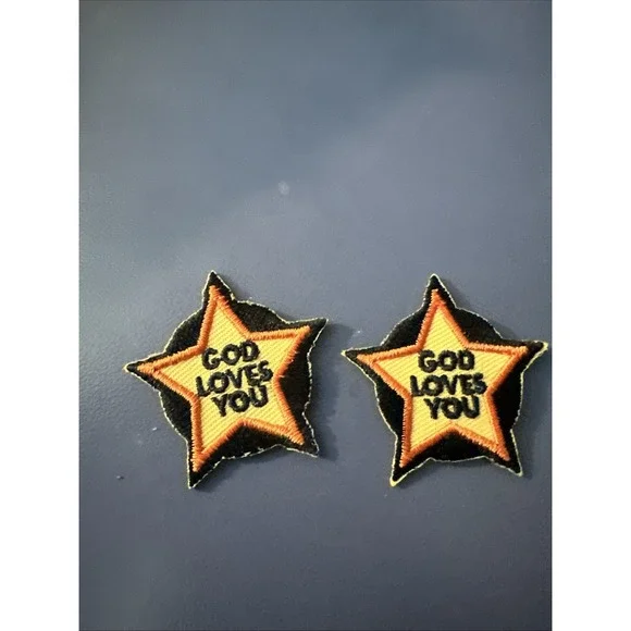 Awana T & T Adventure Club Lot Of 2 God Loves You Patch