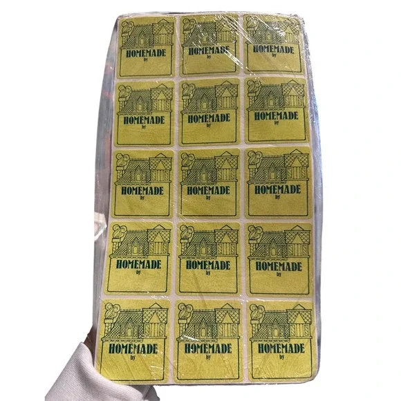 Vintage‎ Stickers Homemade By 60 in PKG