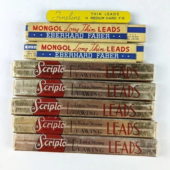 Vintage Pencil Lead Lot x8