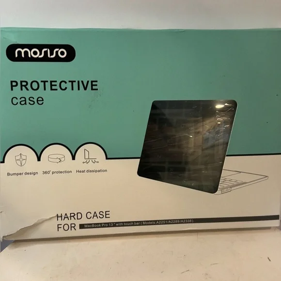 Mosiso Plastic Hard Case+KC+SP for MacBook Air 13