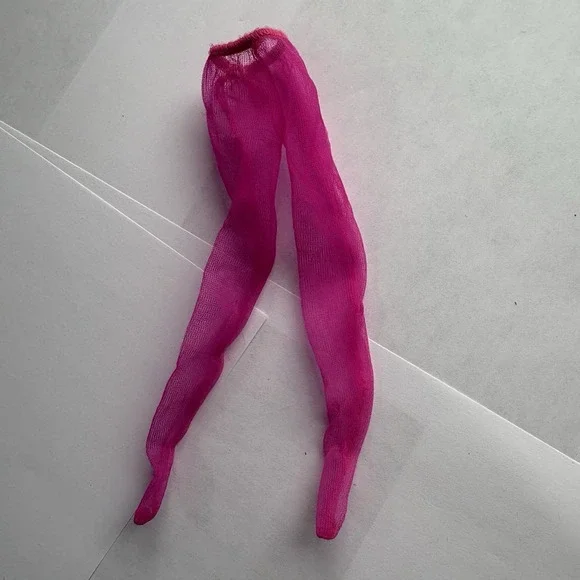Vintage Barbie Pink Magenta Sheer Pantyhose Tights