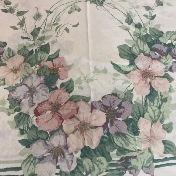 Vintage 50s King sized Pillow case cottagecore French Country