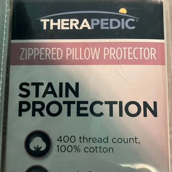 Therapeutic White Stain-Resistant Pillow Protector