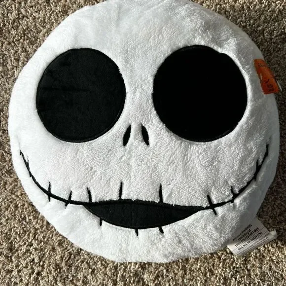 Lot of 4: 16” NBC Jack Skellington Decorative Pillow Soft
