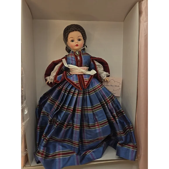 Rare LE Madame Alexander Louisa May Alcott 47030 8' Doll W/Box ,COA 439 Of‎ 500