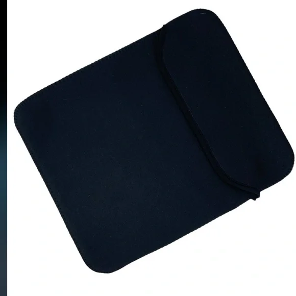 MINI NEOPRENE LAPTOP/TABLET SLEEVE BLACK NIP 11X9 13” CORNER TO CORNER