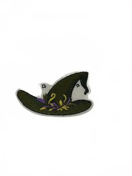 Witch Hat Embroidered Patch
