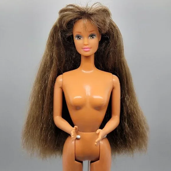 Vintage 1991 Rollerblade Teresa Doll #2216 NUDE No Clothes Flicker N' Flash