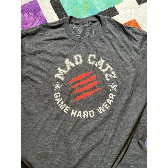 Mad Catz Game Hard Wear Scratch T-shirt Large New