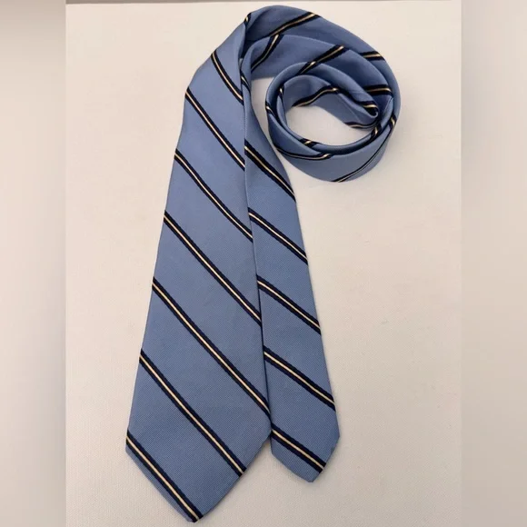 Brooks Brothers Kids Blue Striped Tie
