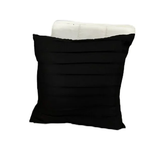 Black Decorative Throw Pillow