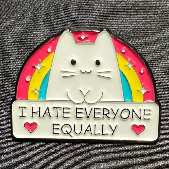 Honest Kitty Enamel Pin | She Doesn’t Want You to Feel Singled Out