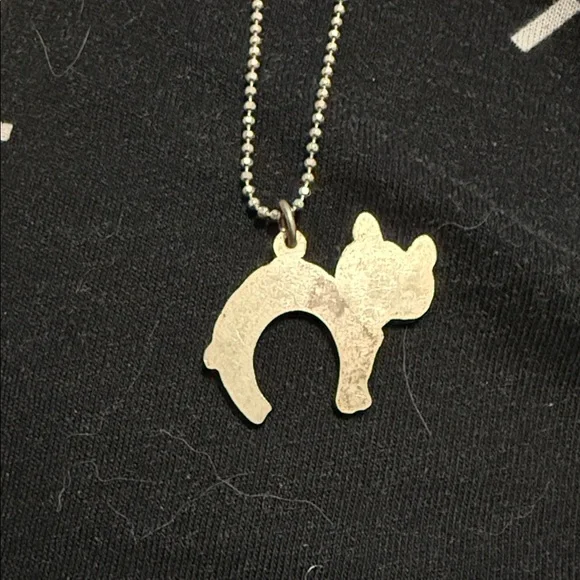 Silver Cat Pendant Necklace - Pet Lover Jewelry