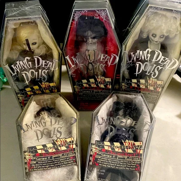 2000 Living Dead Dolls series 5, Set of 5