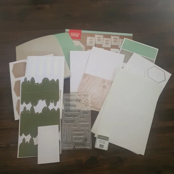 Stampin Up Paper Pumpkin Manly Moments May 2018 Card Making Kit 147523 Retired