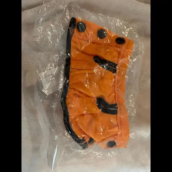 Pet lizard costume orange medium