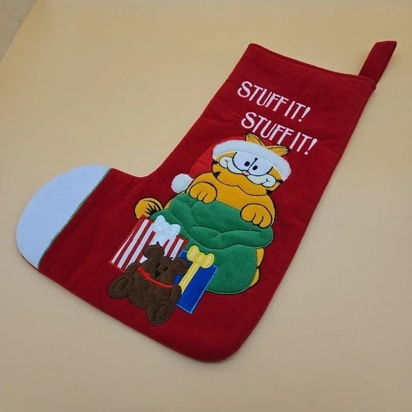 Vintage 1978-1981 Garfield Christmas Stocking 