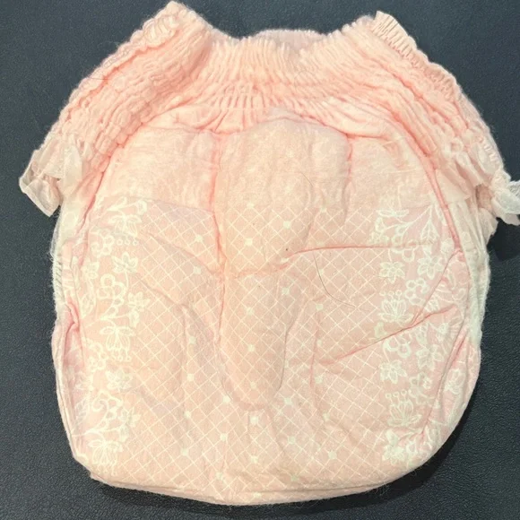 Soft Pink Cat Diapers size extra small NWT