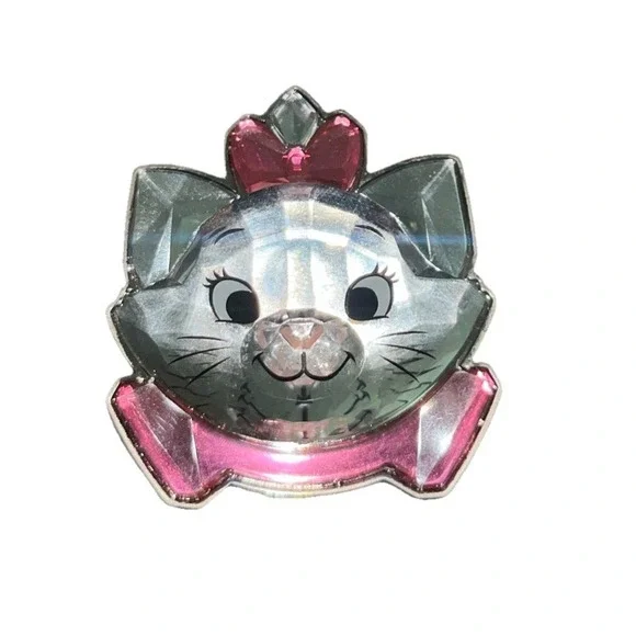 Disney Aristocats Marie Pin #115715 Clear Pink Cat Pin Trading Collectibe