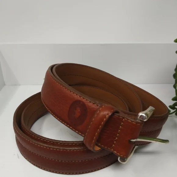 H S Trask & Co Authentic Bison Belt