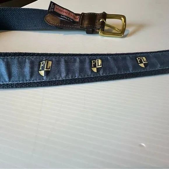Vineyard vines by Shep and Ian blue belt size 40