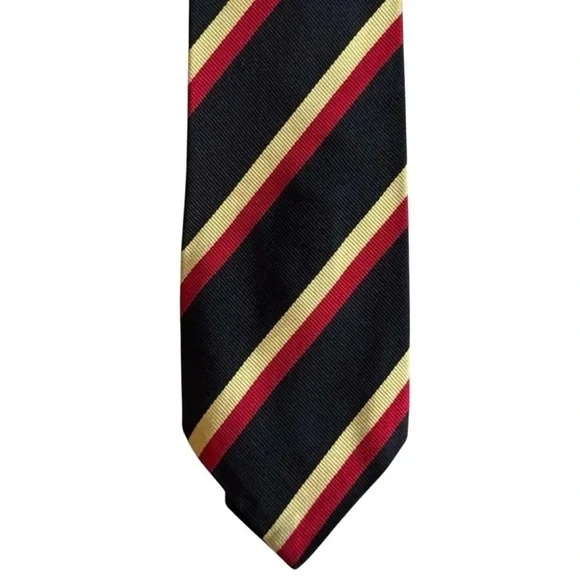 New Club Room Boys Silk Tie Red Gold Stripe Harry Potter Prep School Style