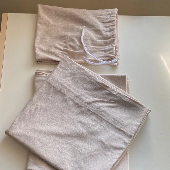 🏷️King shirt fabric Pillowcases with Drawstring