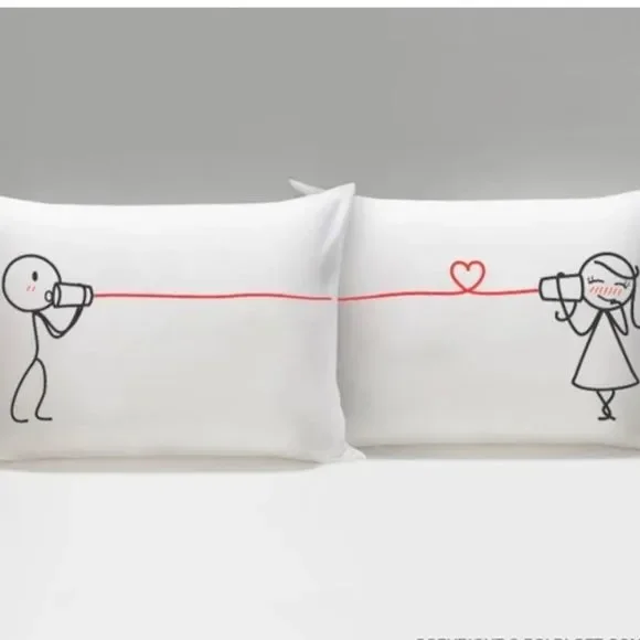 SAY I‎ LOVE YOU COUPLE PILLOWCASE SET