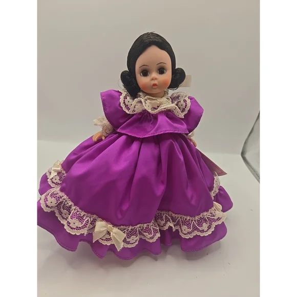 1990 Vintage Madame Alexander 8” Scarlett Series‎ Doll Melanie 627 w/Tag and Box