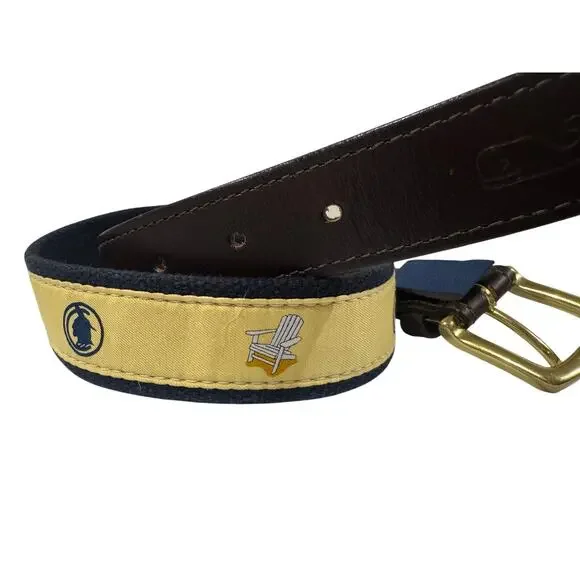 Vineyard Vines Onwentsia Golf Club Illinois Belt 32